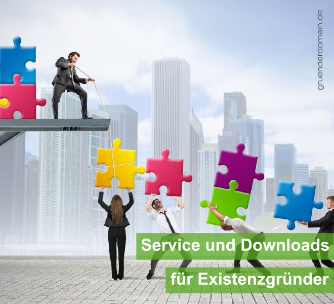 Service und Downloads für Existenzgründer Service und Downloads für Existenzgründer